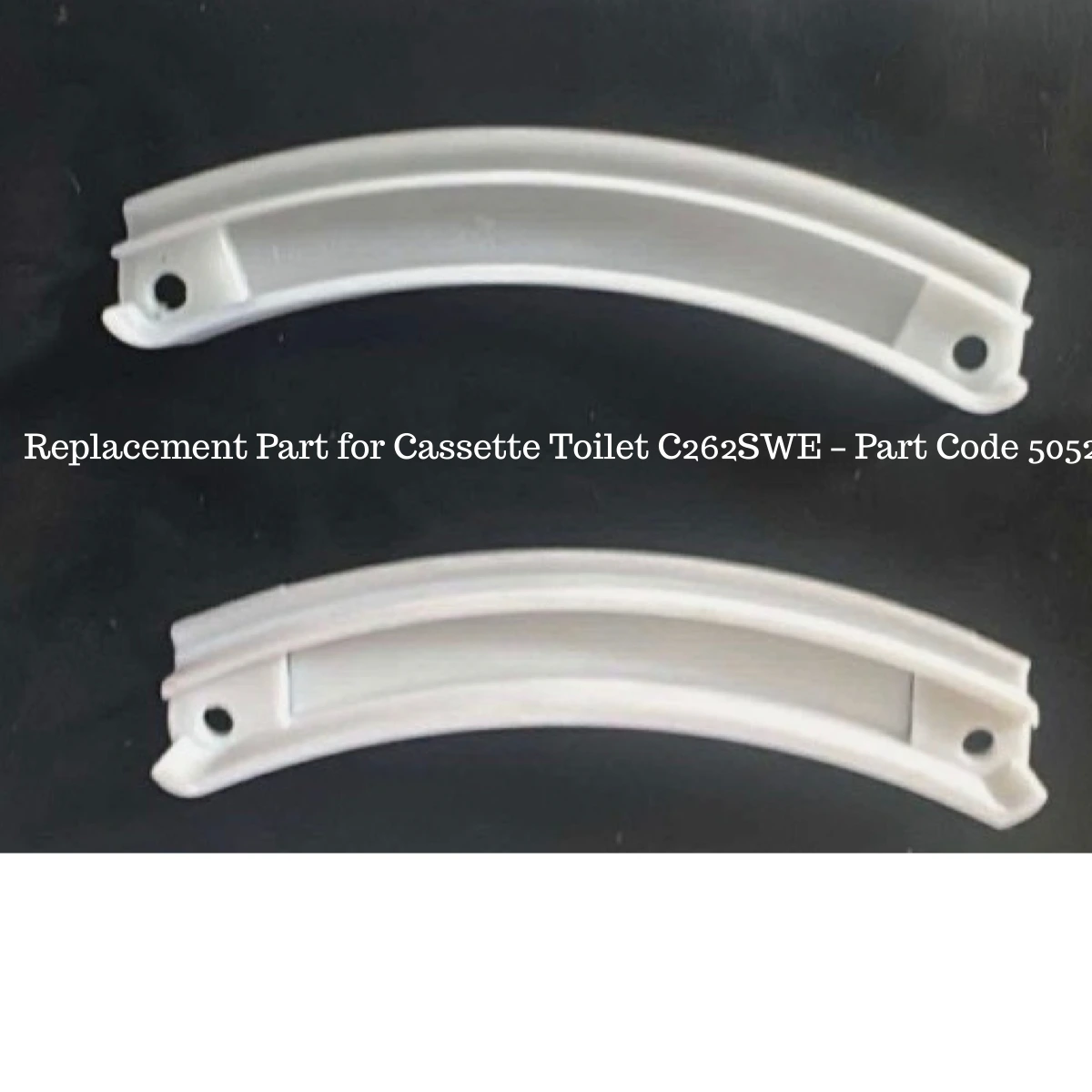 Obsolete discontinued plastic component alongside its 3D-printed replacement